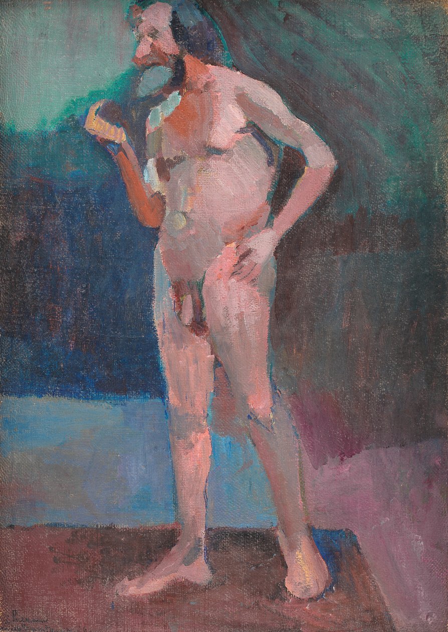 Modelo masculino de pie de Henri Matisse