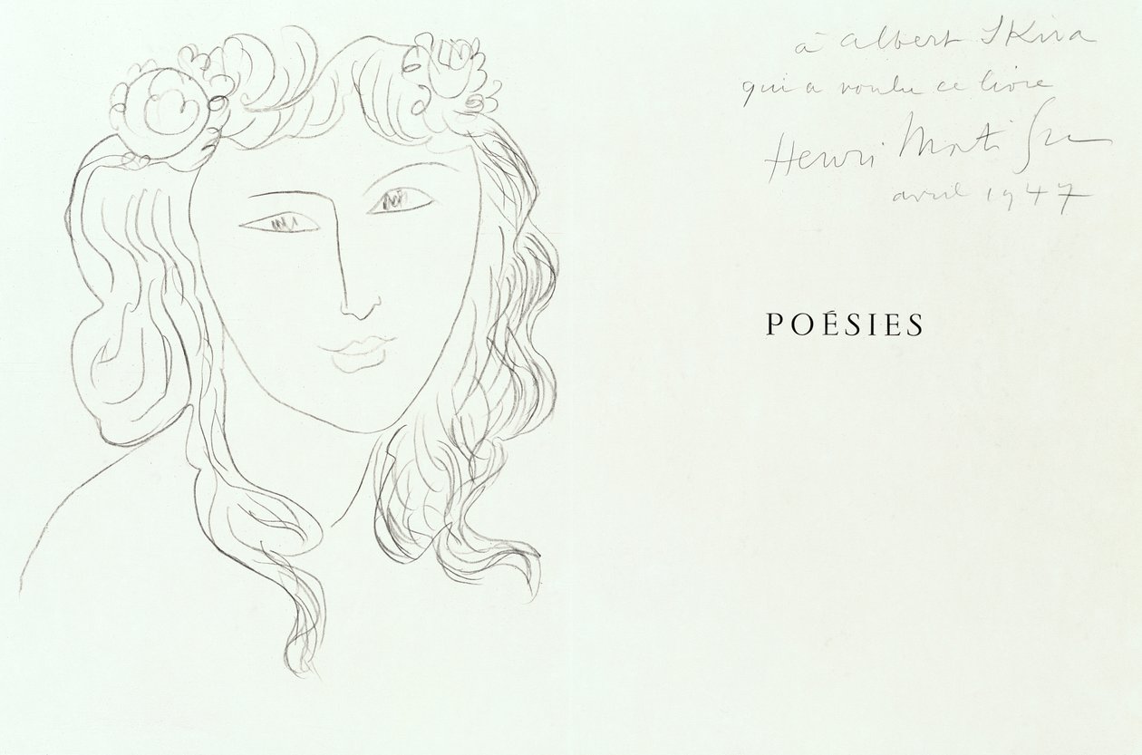 Stéphane Mallarme, Poesía de Henri Matisse