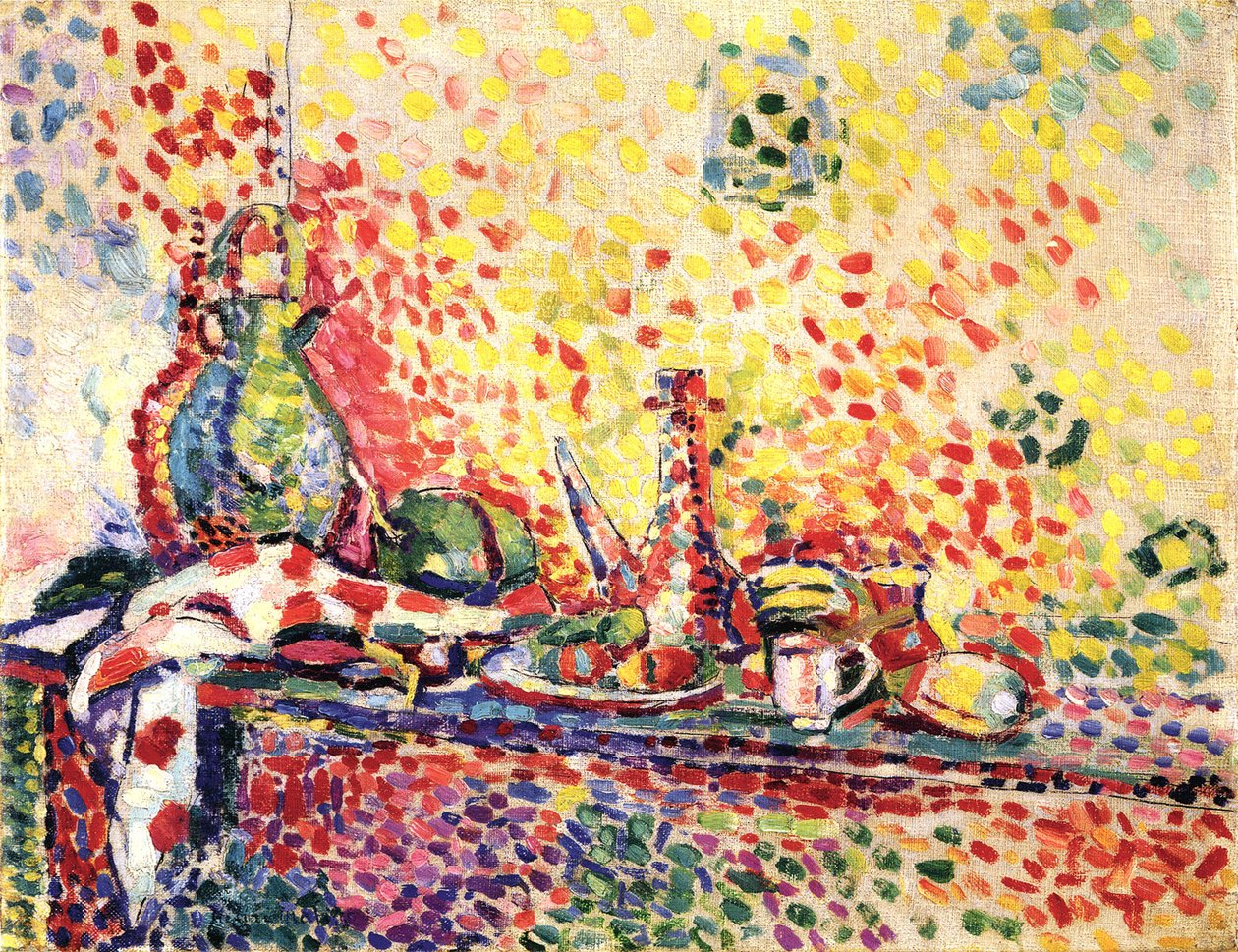 Naturaleza muerta con un purro II de Henri Matisse