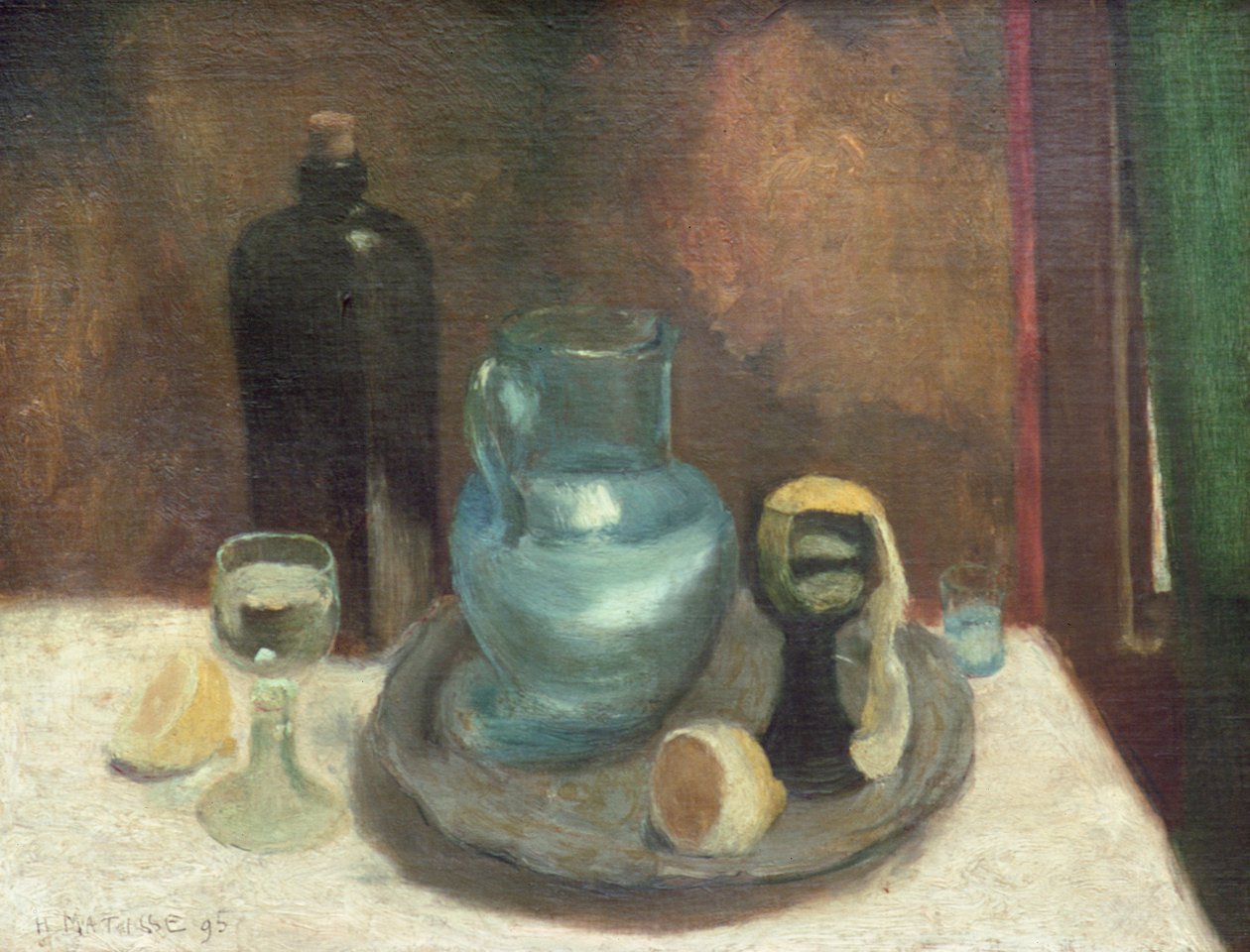 Bodegón con limón o La jarra azul de Henri Matisse