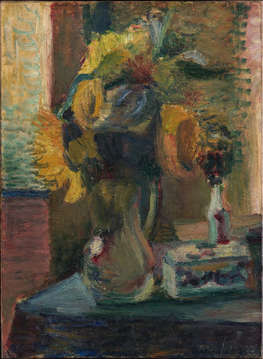 Girasoles en un jarrón de Henri Matisse