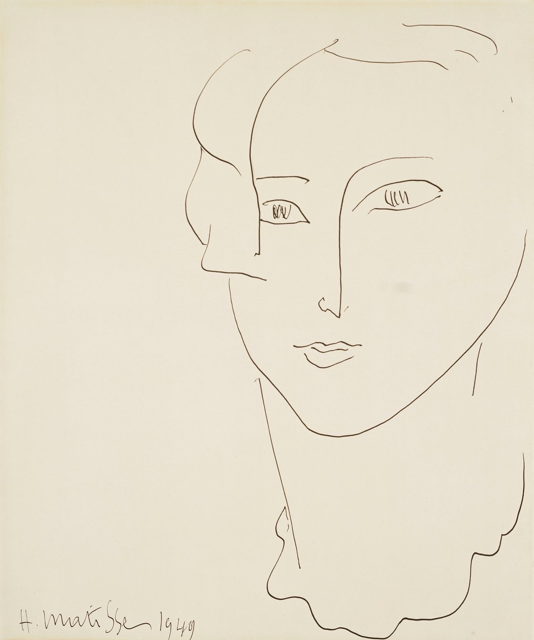 Cabeza de mujer de Henri Matisse
