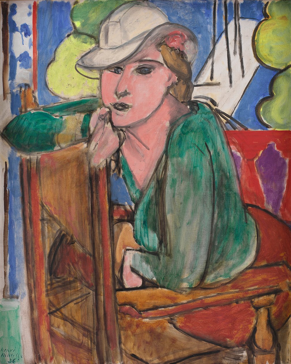 La blusa verde de Henri Matisse