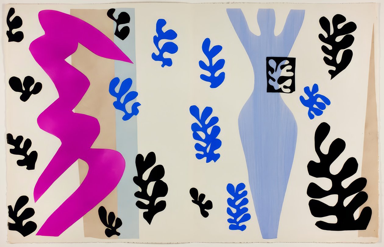 El lanzador de cuchillos, de Jazz de Henri Matisse