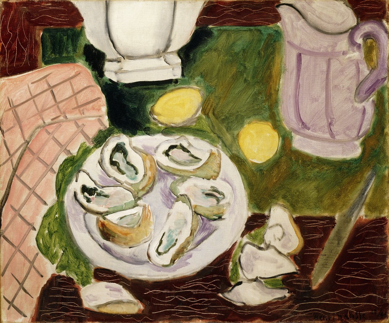 Las Ostras; Les Huitres de Henri Matisse