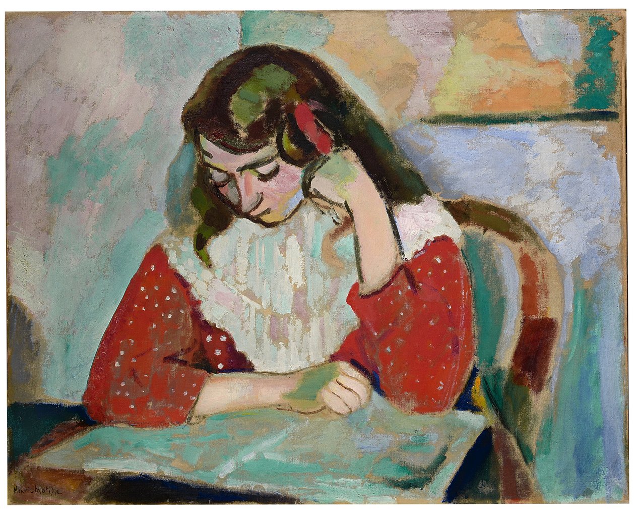 El lector, Marguerite Matisse de Henri Matisse