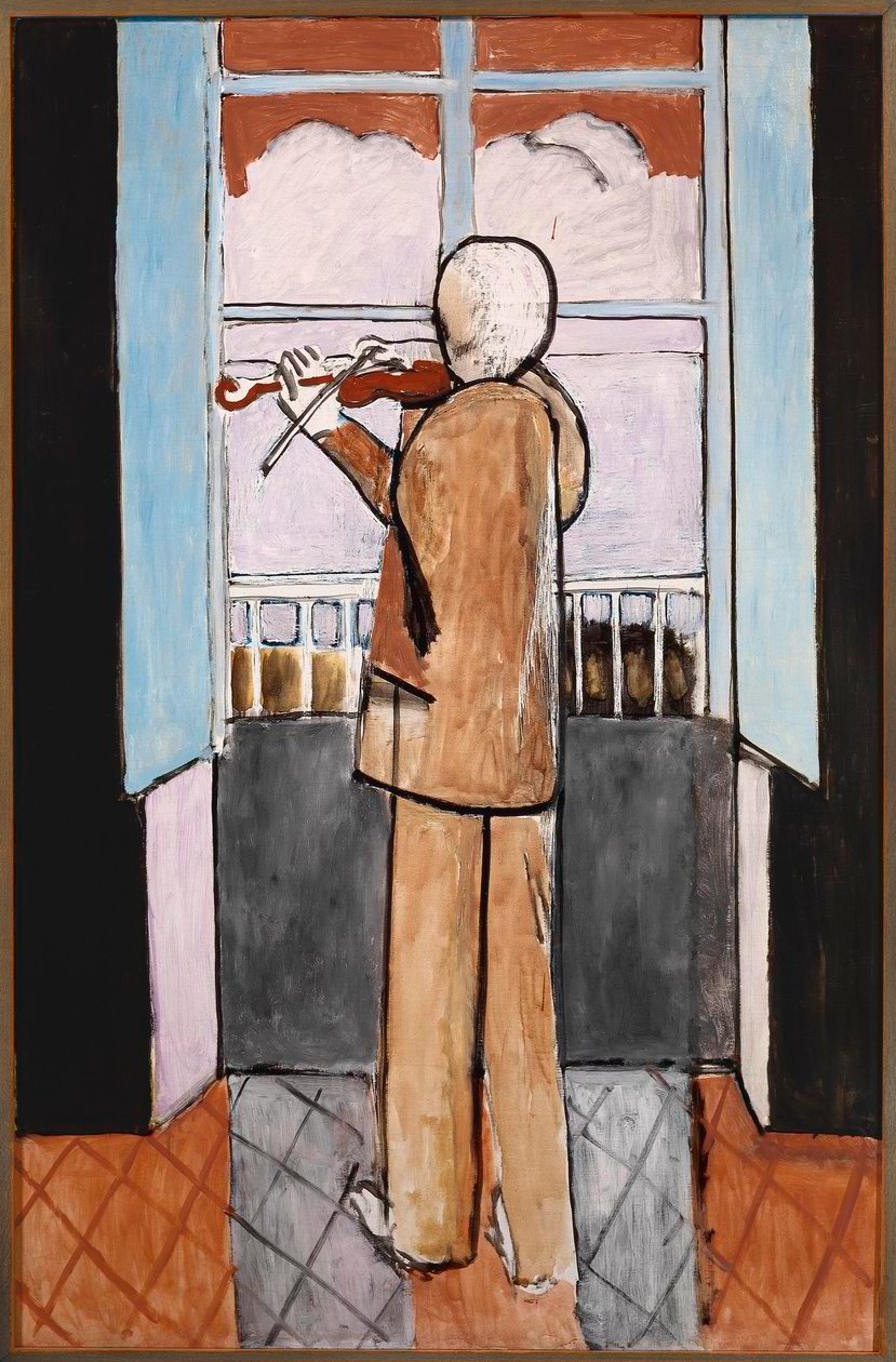 El violinista en la ventana de Henri Matisse