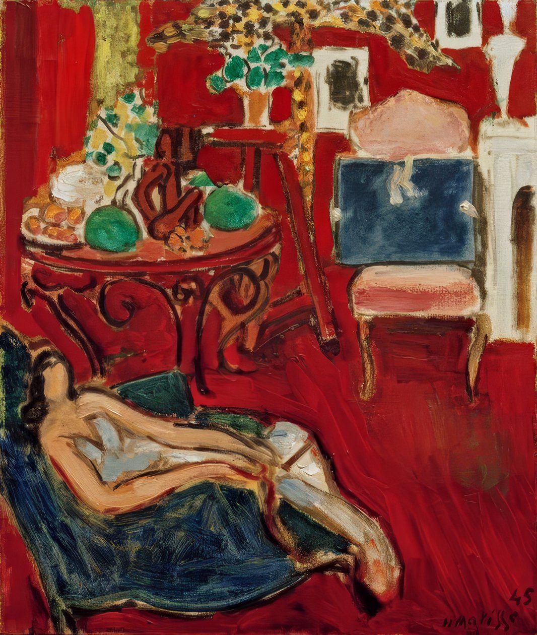La carpeta de arte azul de Henri Matisse