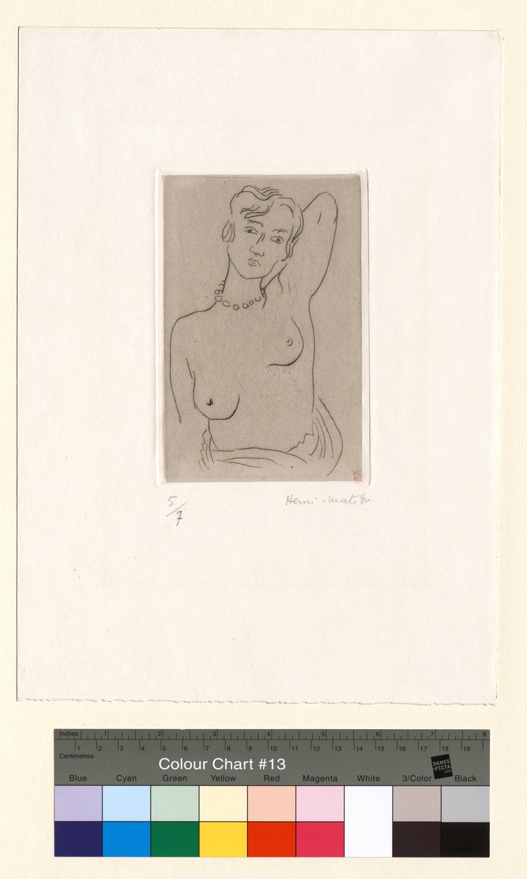 Torso, brazo izquierdo detrás de la cabeza de Henri Matisse