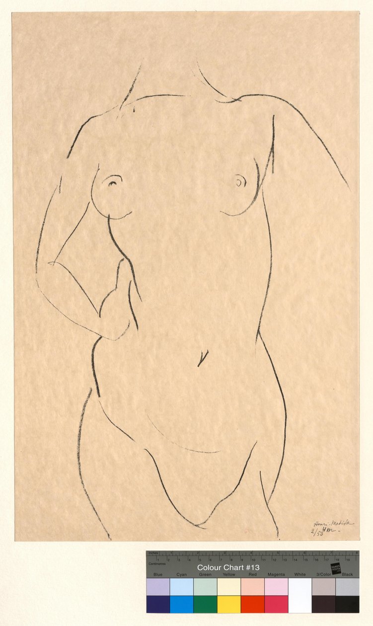 Torso de frente de Henri Matisse