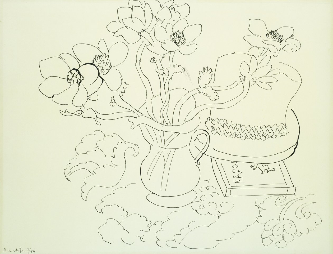 Jarrón anémona de Henri Matisse
