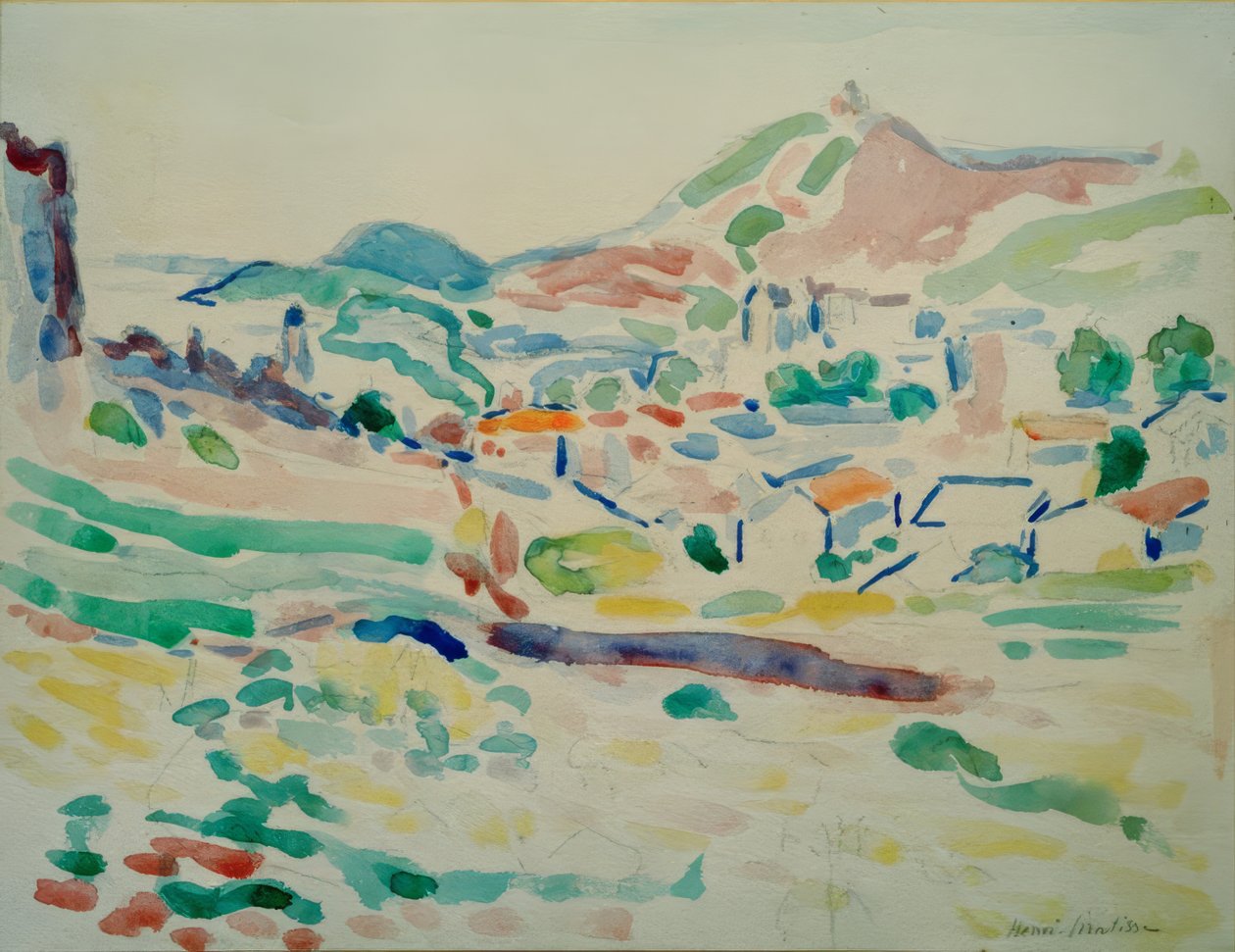 Vista de Collioure (Pueblo) de Henri Matisse