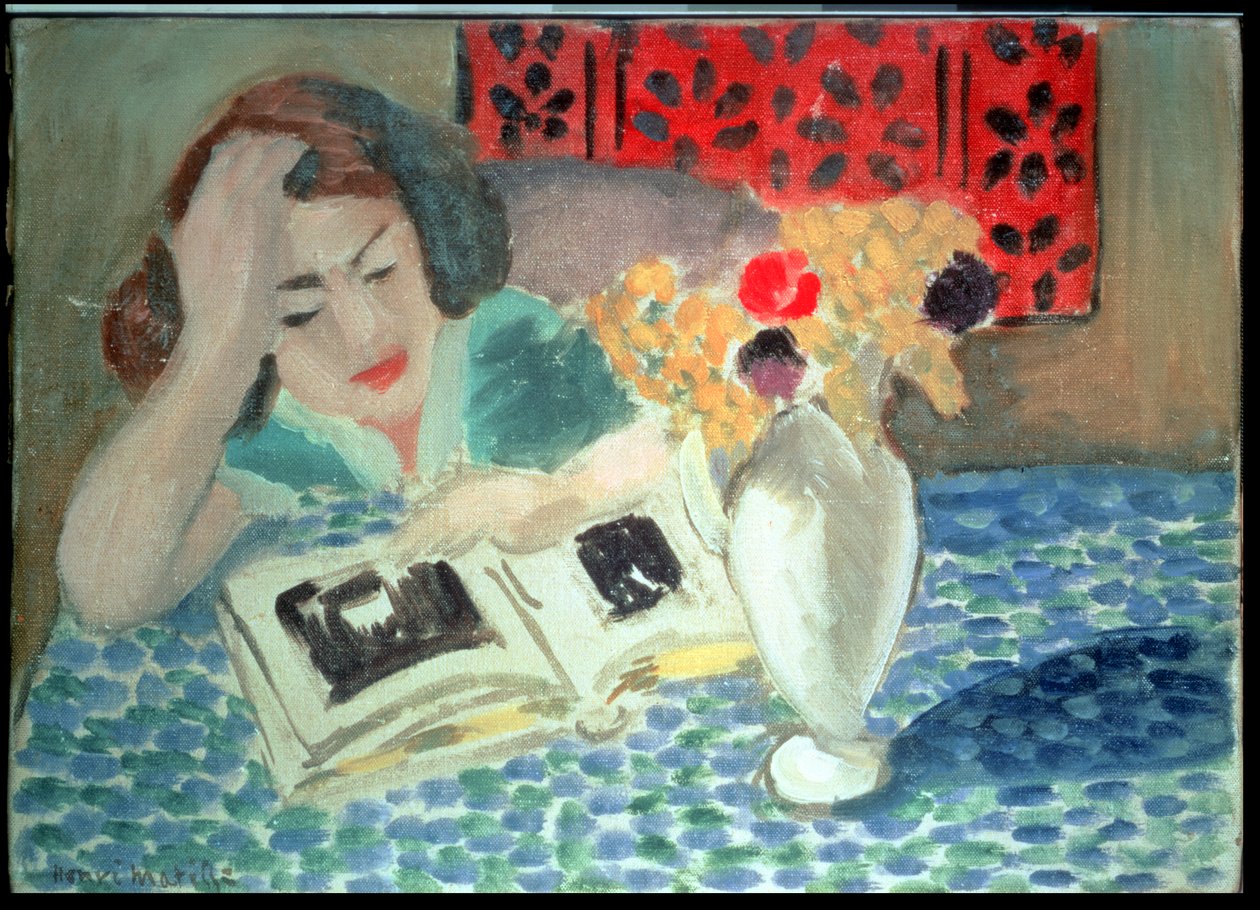 Lectura de la mujer (La Lecture) de Henri Matisse