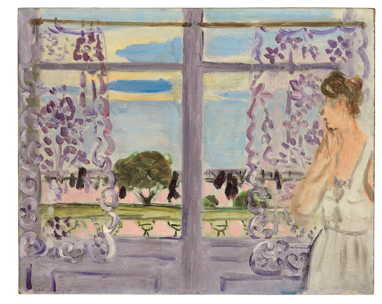 Mujer en la ventana de Henri Matisse