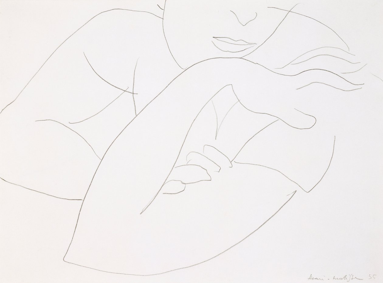 Mujer de brazos cruzados de Henri Matisse