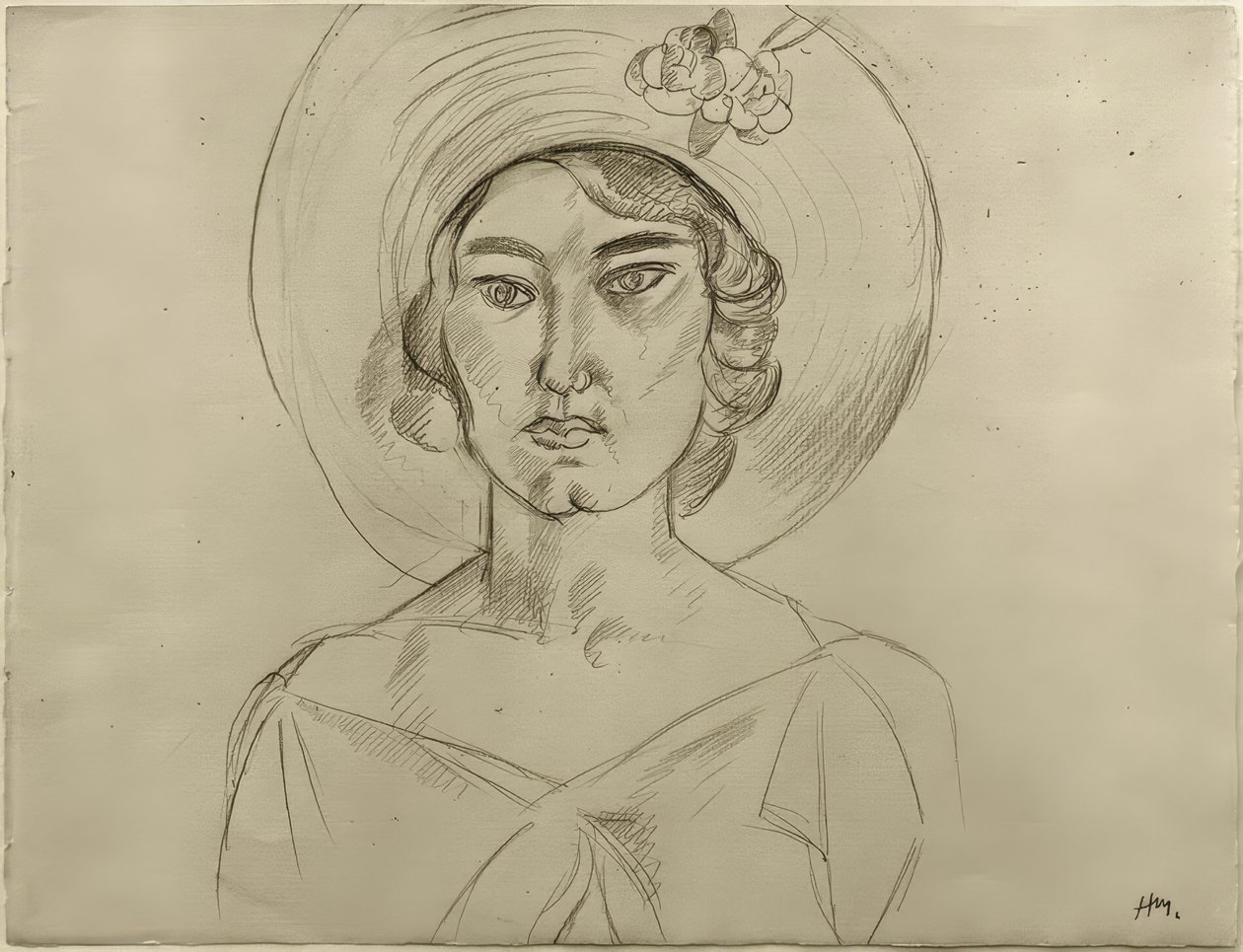 Mujer con sombrero de Henri Matisse