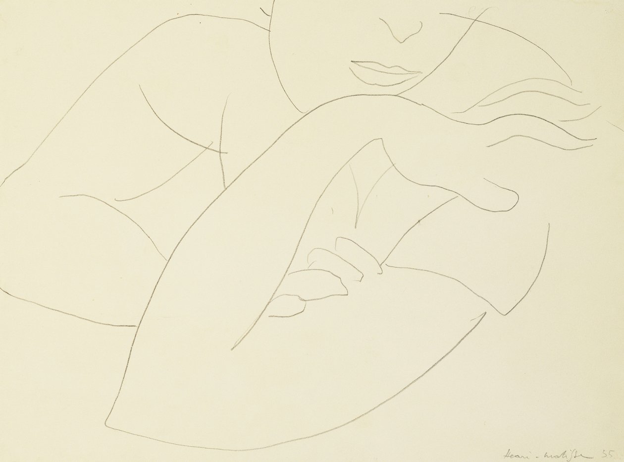 Mujer de brazos cruzados de Henri Matisse