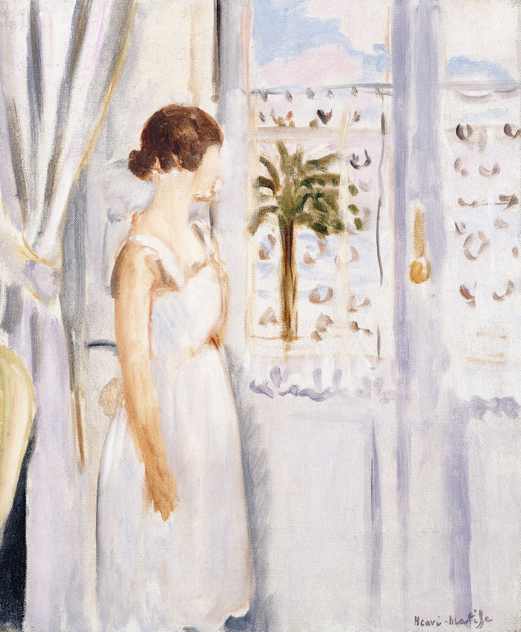 Joven en la ventana de Henri Matisse