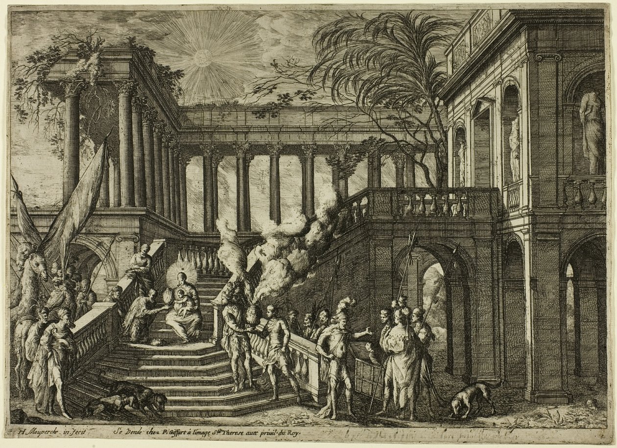 Adoración de los Reyes Magos de Henri Mauperche