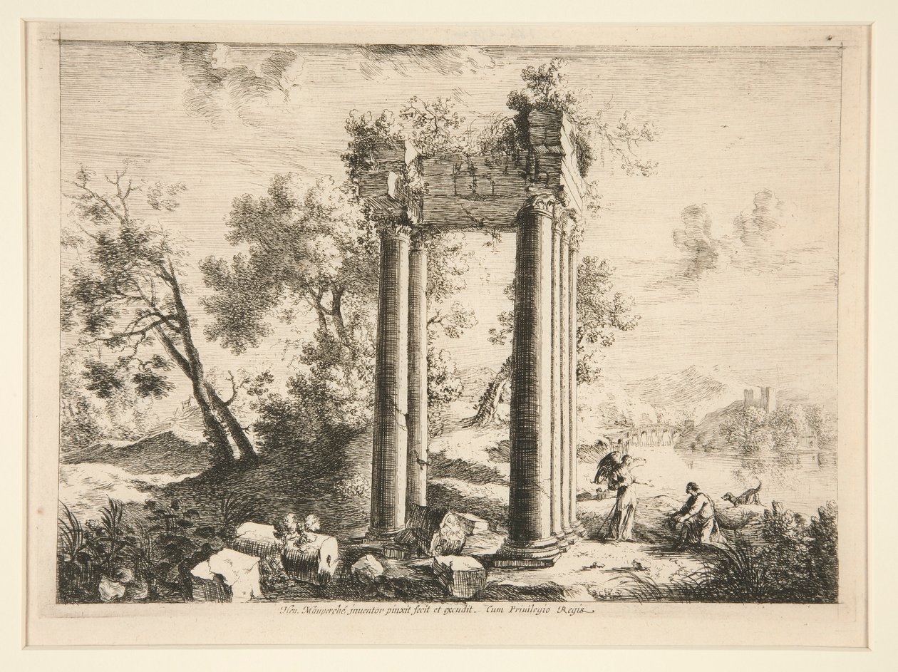 Paisaje con Tobías y el Ángel de Henri Mauperche