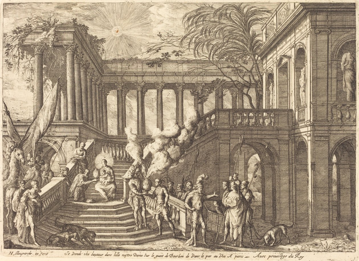 La adoración de los reyes de Henri Mauperche