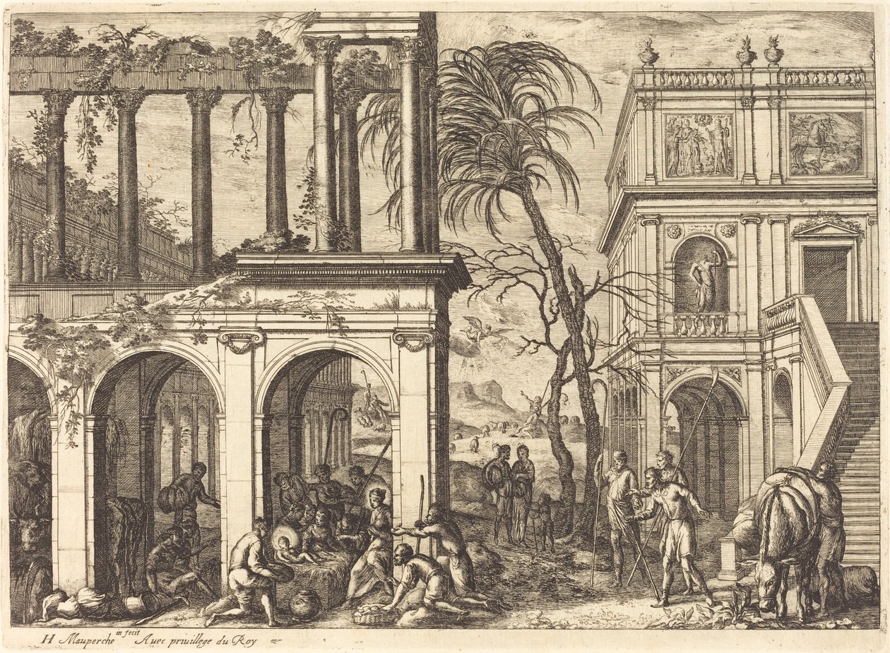 La adoración de los pastores de Henri Mauperche