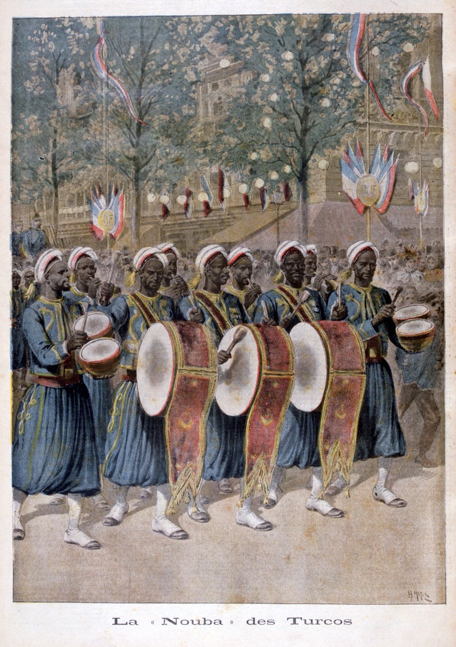 Un regimiento de Turcos argelinos, 1896 de Henri Meyer