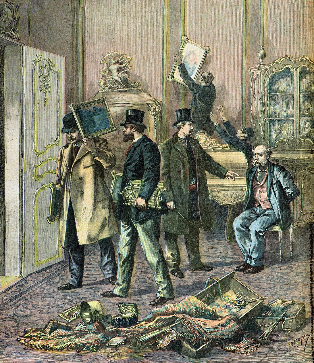 Robo en un gran hotel parisino de Henri Meyer