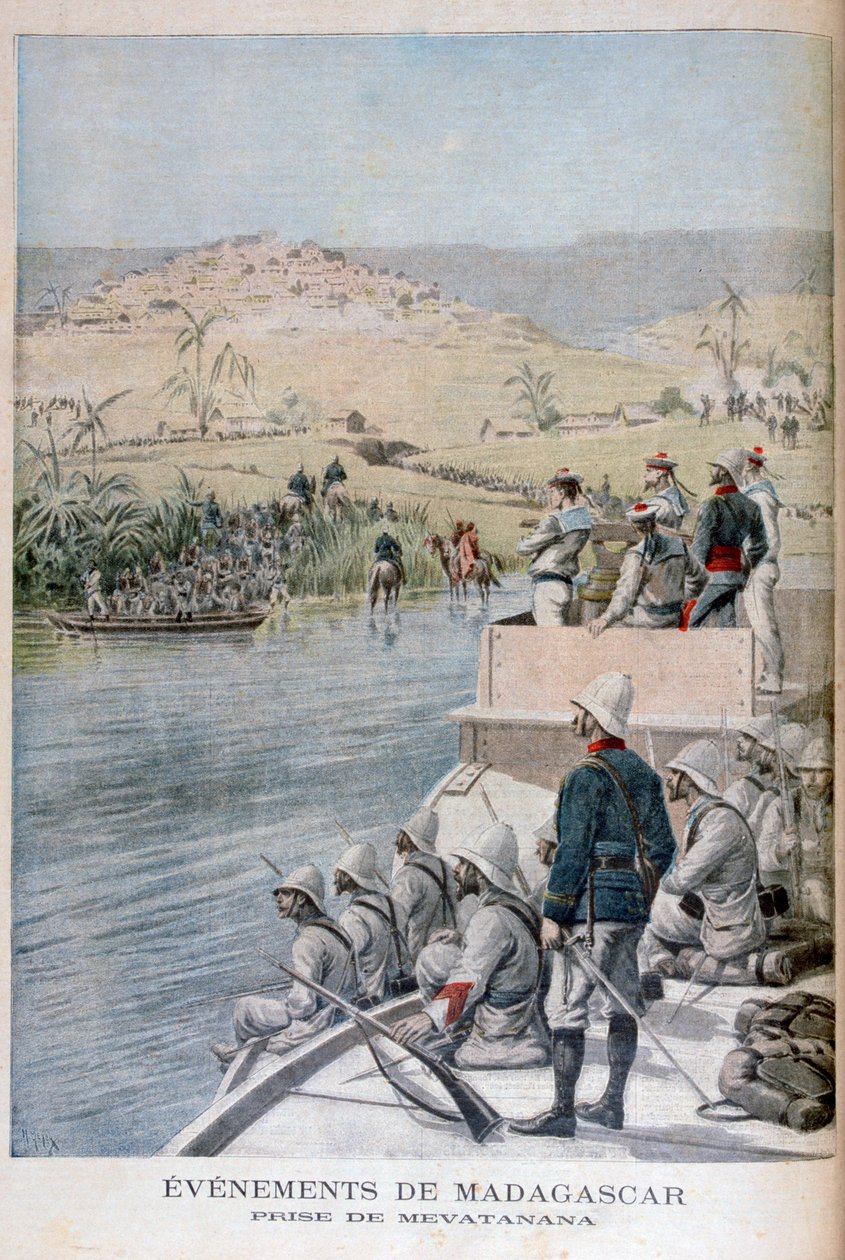 Eventos en Madagascar: La captura de Mevatanana, 1895 de Henri Meyer
