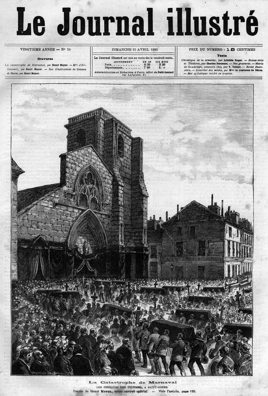 Explosión (Desastre) de Marnaval (31 de marzo) de Henri Meyer