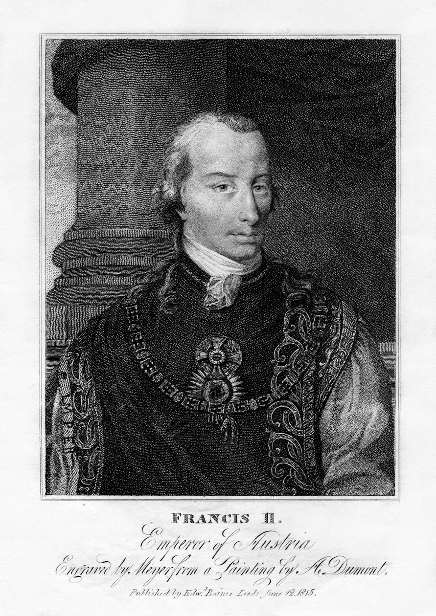 Francisco II, Emperador del Sacro Imperio Romano, 1815 de Henri Meyer
