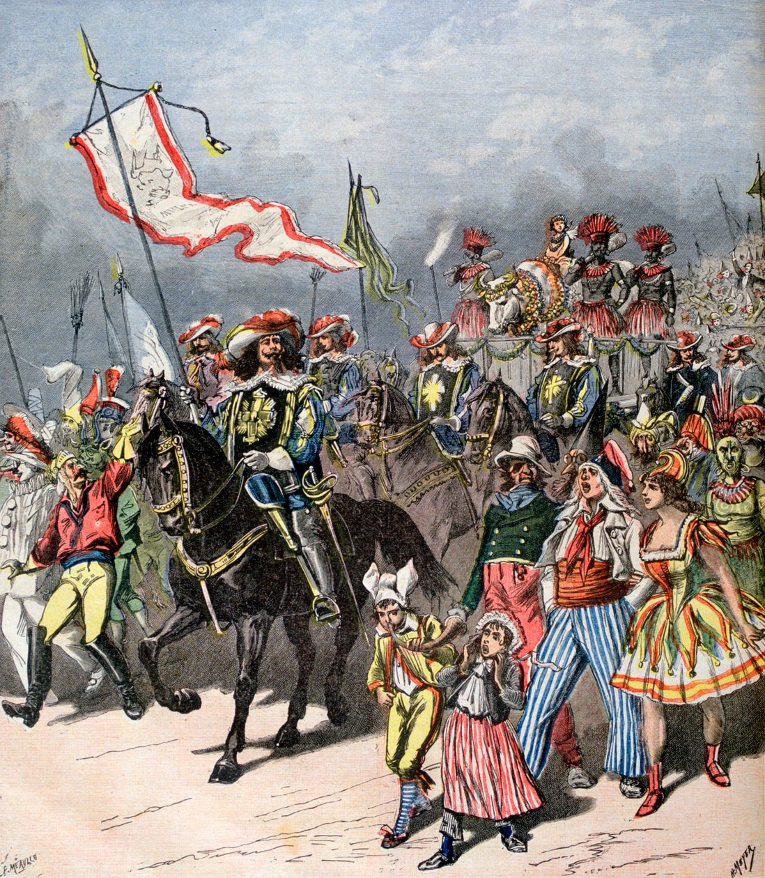 Carnaval francés del buey cebado, en tiempos pasados de Henri Meyer