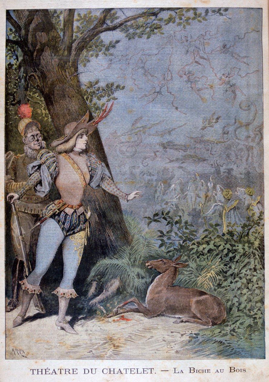 La Biche au Bois, Théâtre du Châtelet, París, 1896 de Henri Meyer