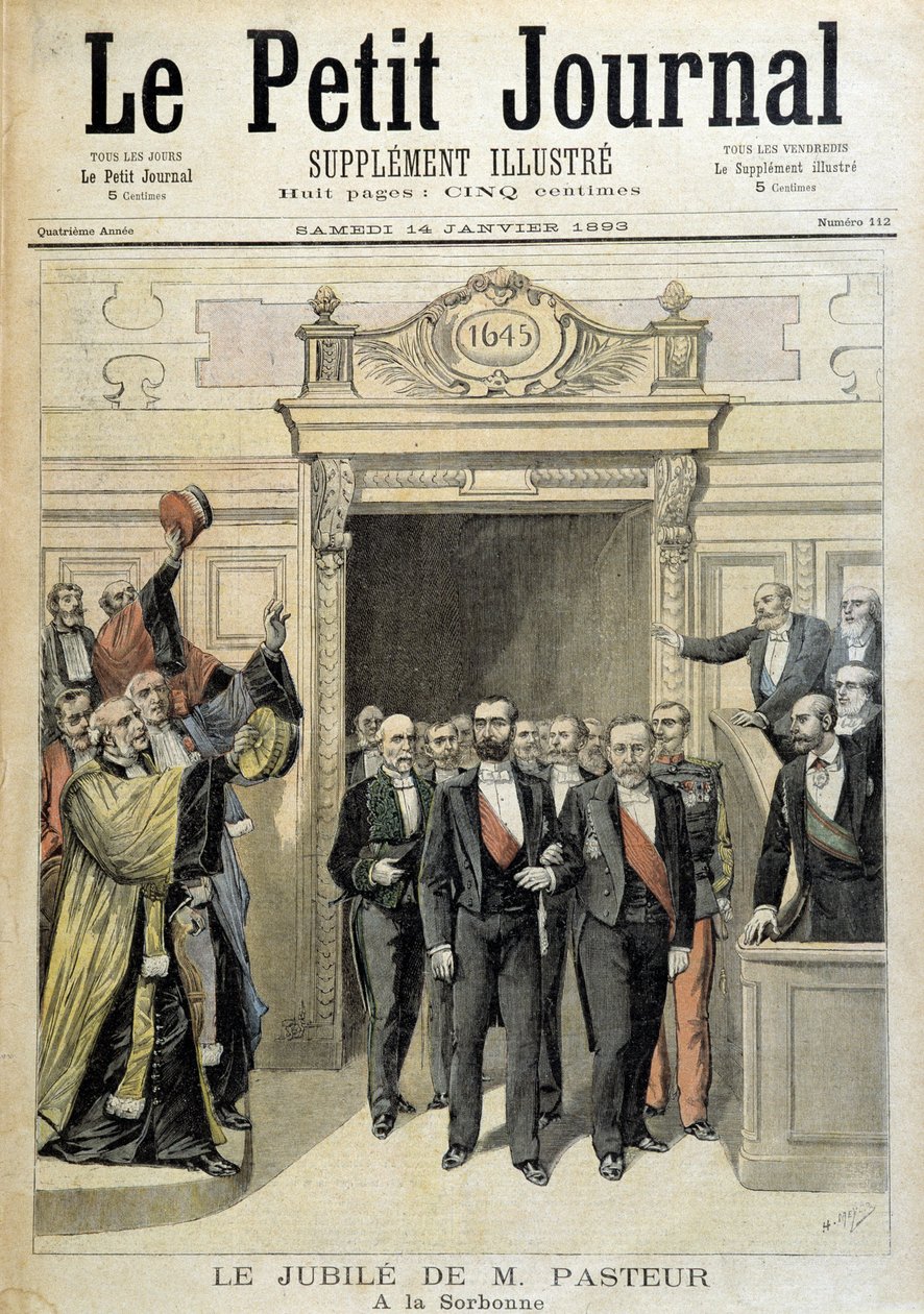 El jubileo de M. Pasteur en la Sorbona - en "Le Petite Journal" del 14/01/1893 de Henri Meyer