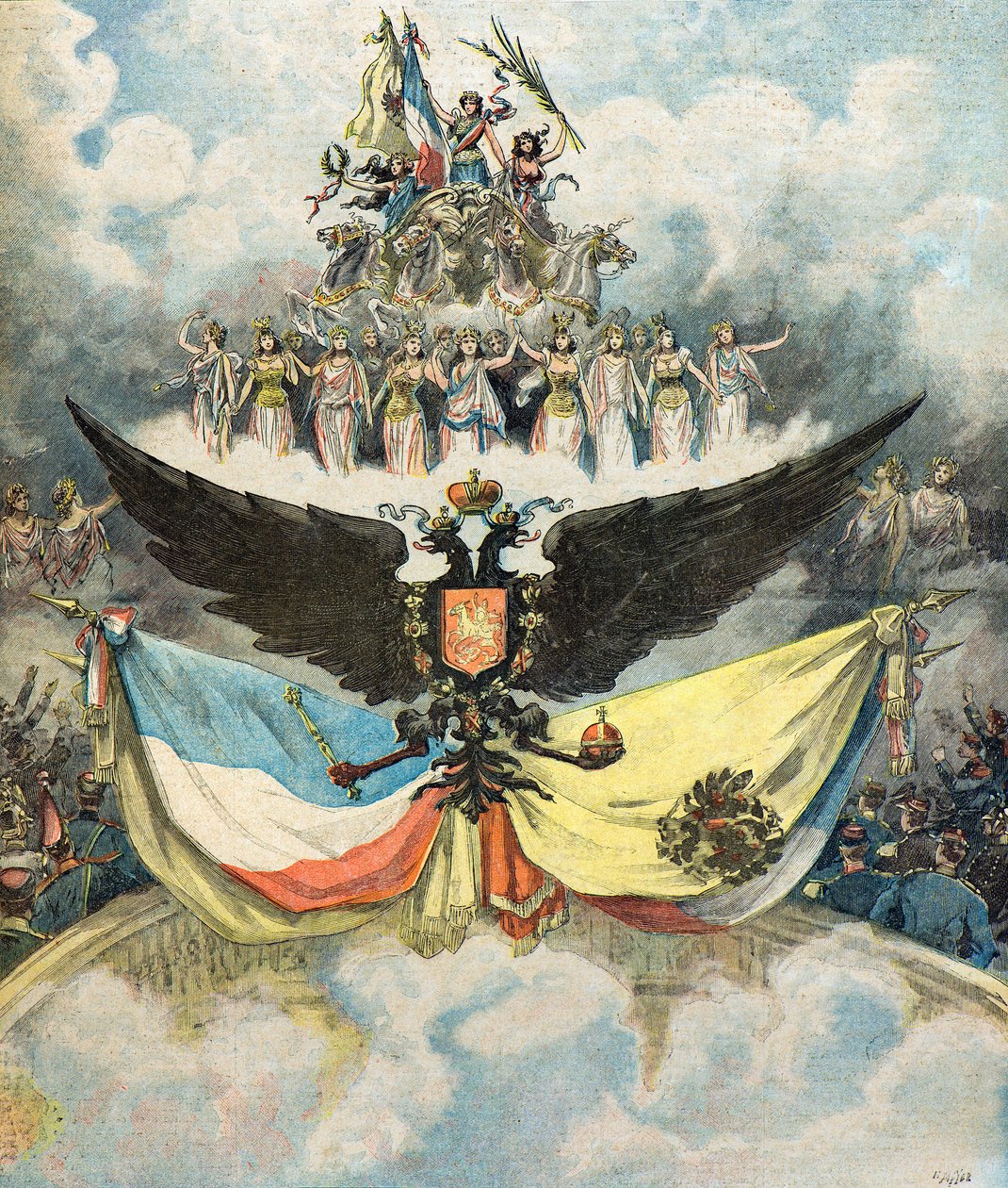 Las fiestas francesas en París de Henri Meyer