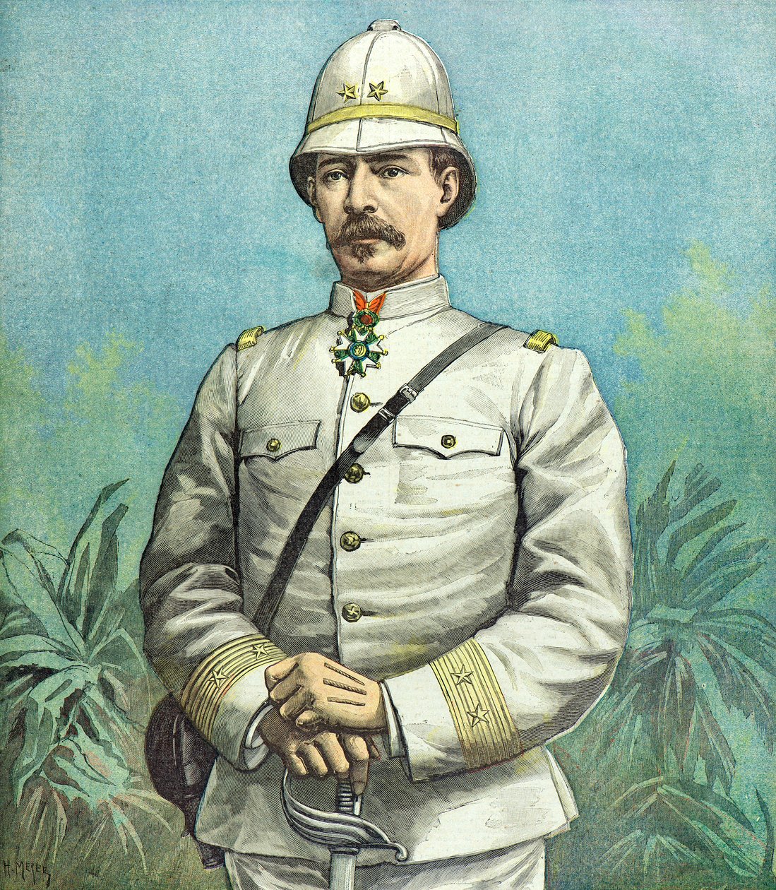 Retrato del General Alfred Dodds de Henri Meyer