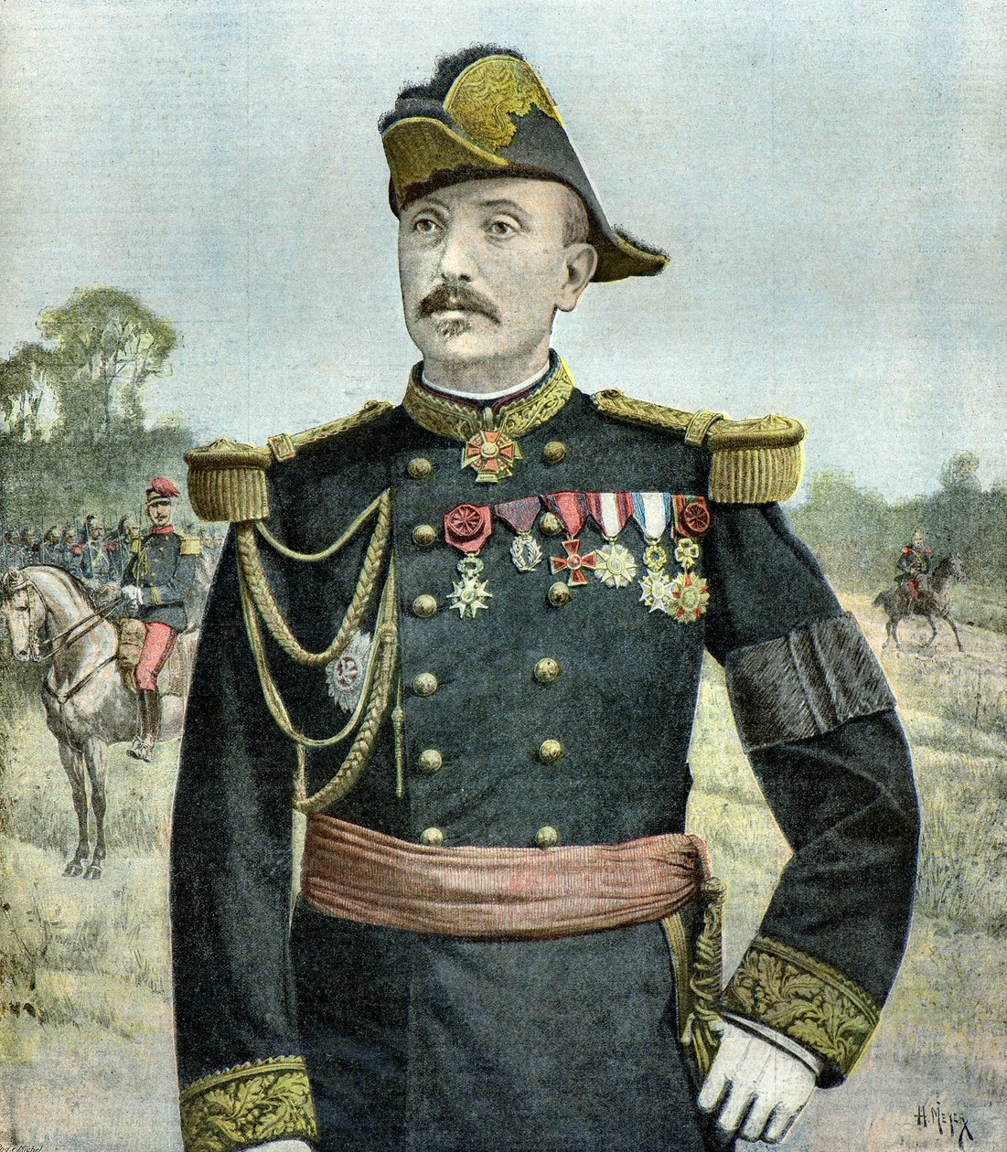 Retrato del general Raoul Le Mouton de Boisdeffre de Henri Meyer