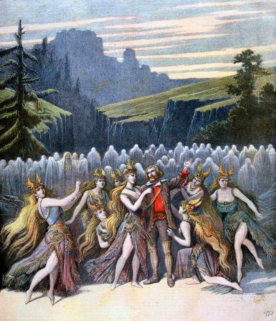 Descansa en Paz, actuación en el Théâtre de la Gaîté, 1894 de Henri Meyer