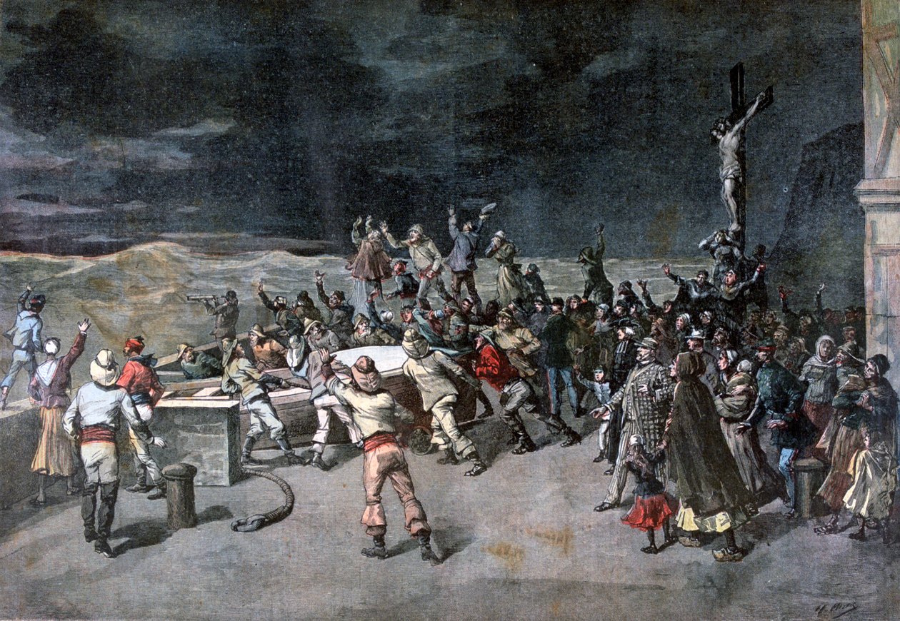 Escena siete, el rescate, de la obra Maître d