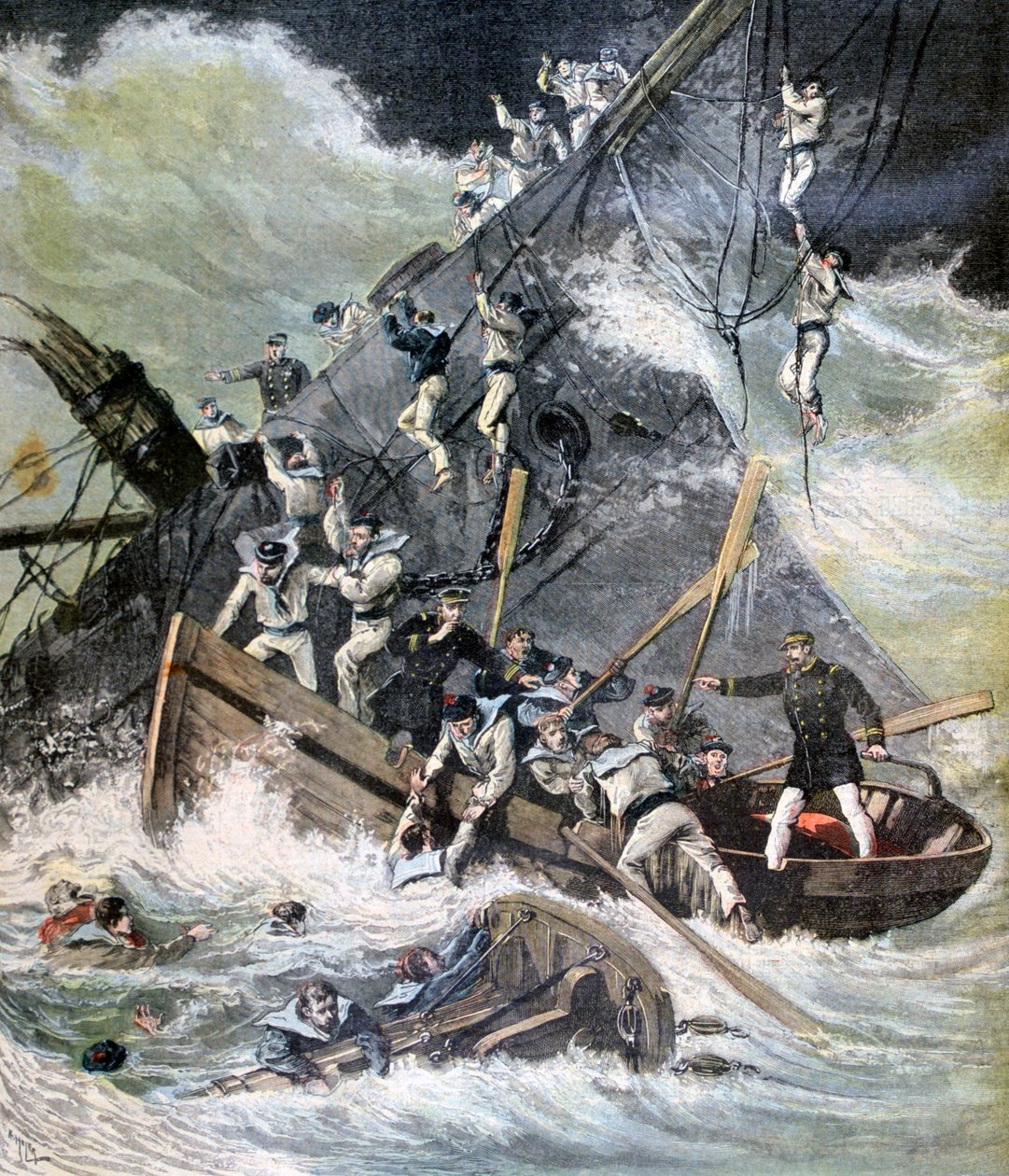 Naufragio de La Bourdonnais, Sainte Marie, Madagascar, 1893 de Henri Meyer
