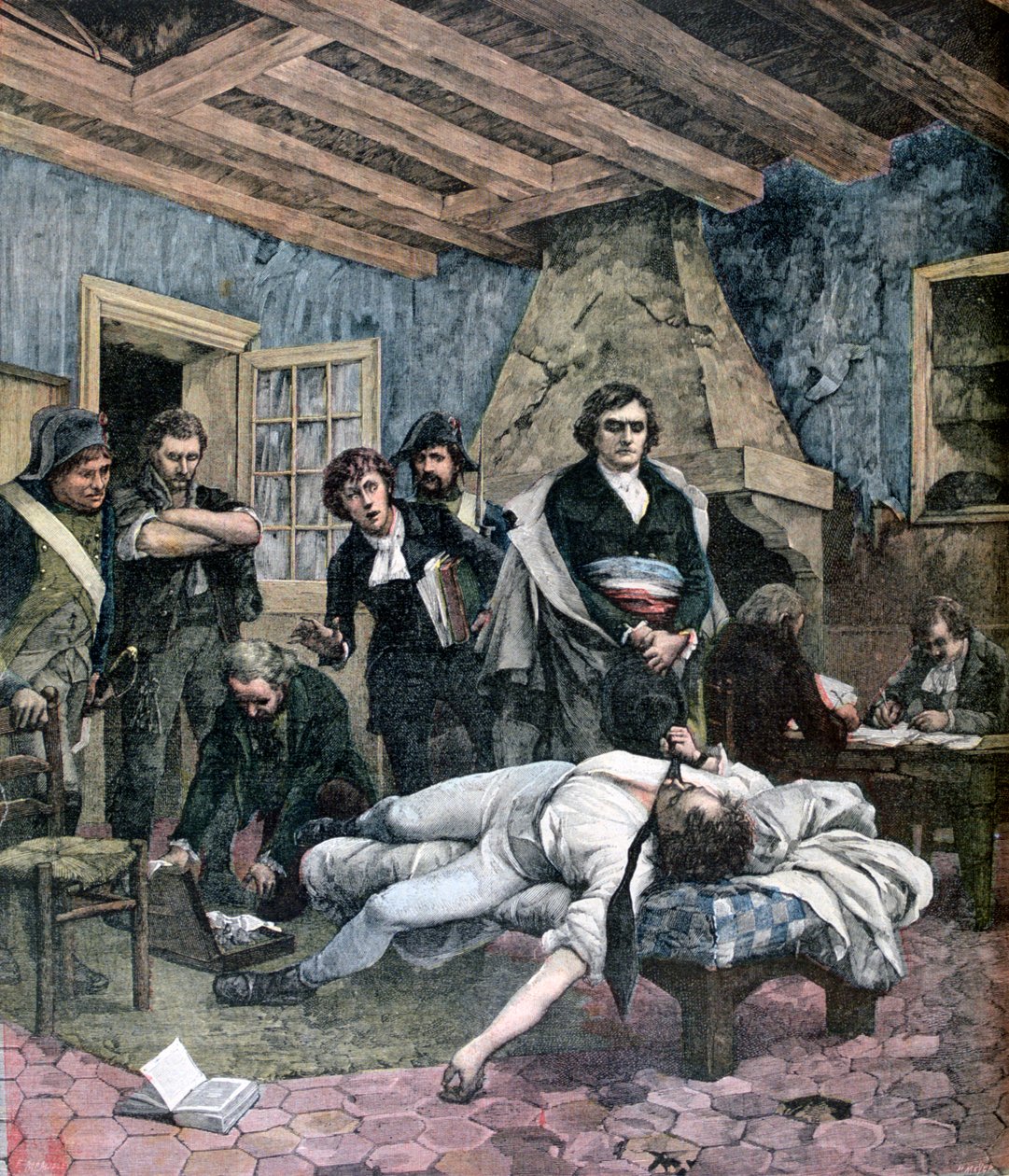 La muerte de Charles Pichegru, 1891 de Henri Meyer