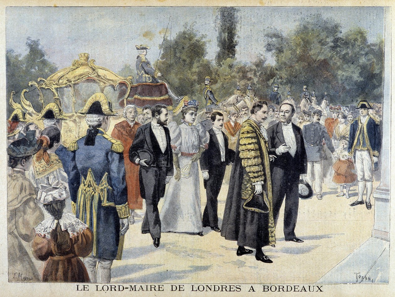 El Alcalde de Londres en Burdeos - en “Le Petite Journal” de Henri Meyer