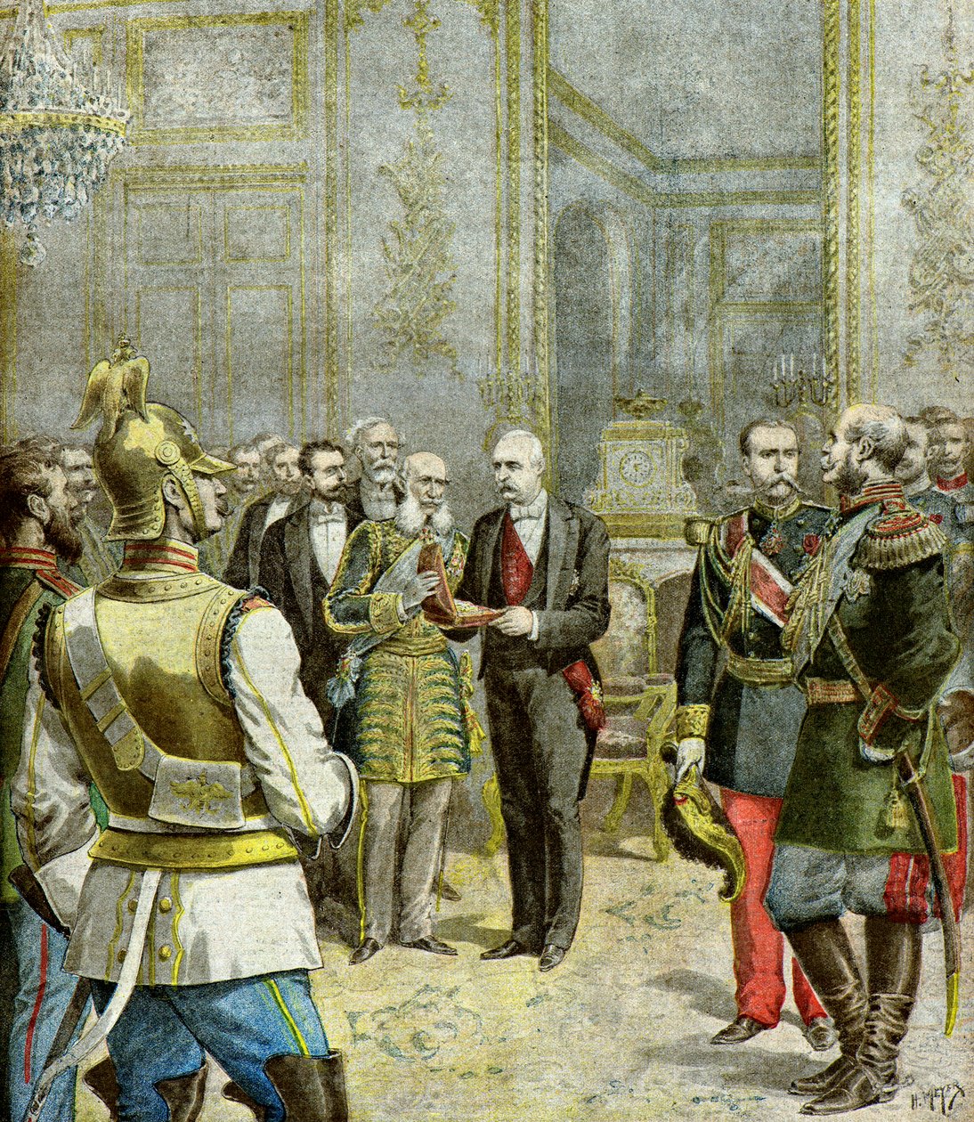 El diplomático ruso Barón de Mohrenheim de Henri Meyer