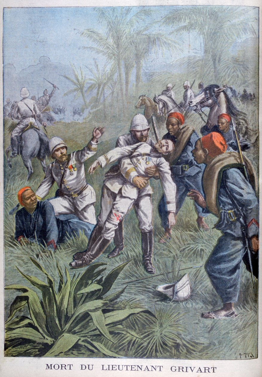 La muerte del teniente Grivart, Níger de Henri Meyer