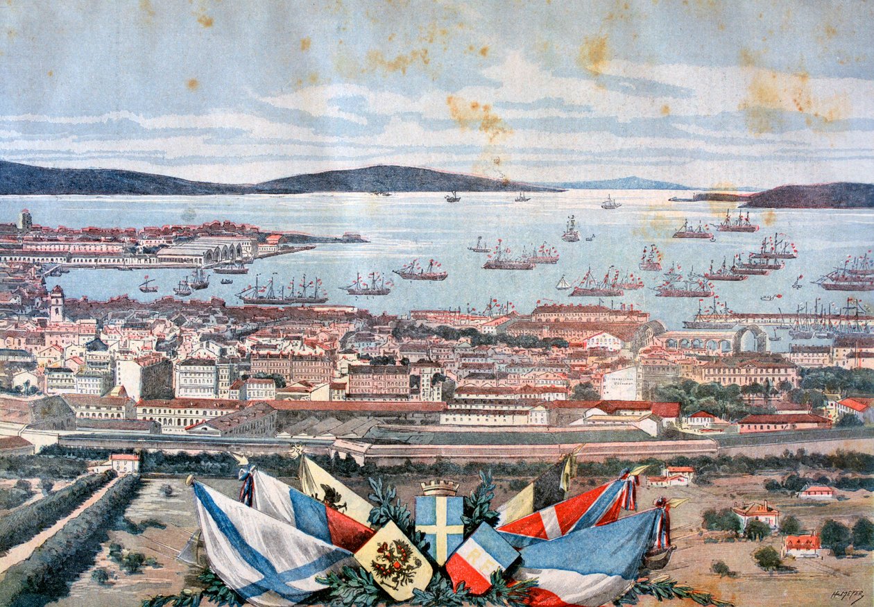El puerto de Toulon, 1893 de Henri Meyer