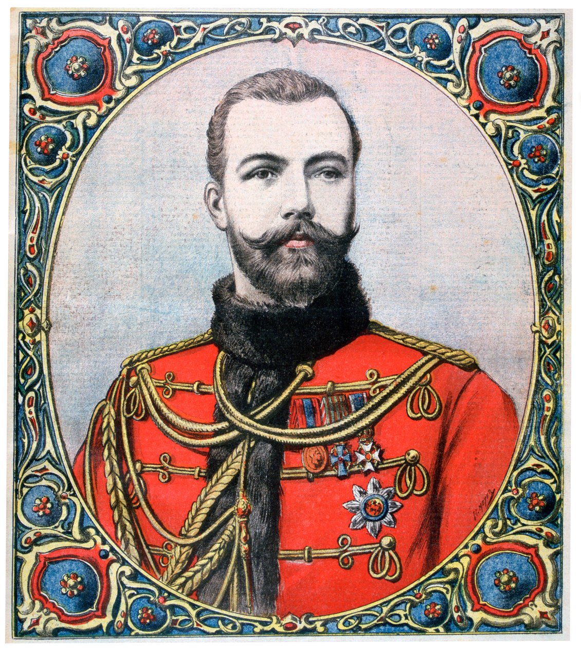 Zar Nicolás II de Rusia, 1894 de Henri Meyer