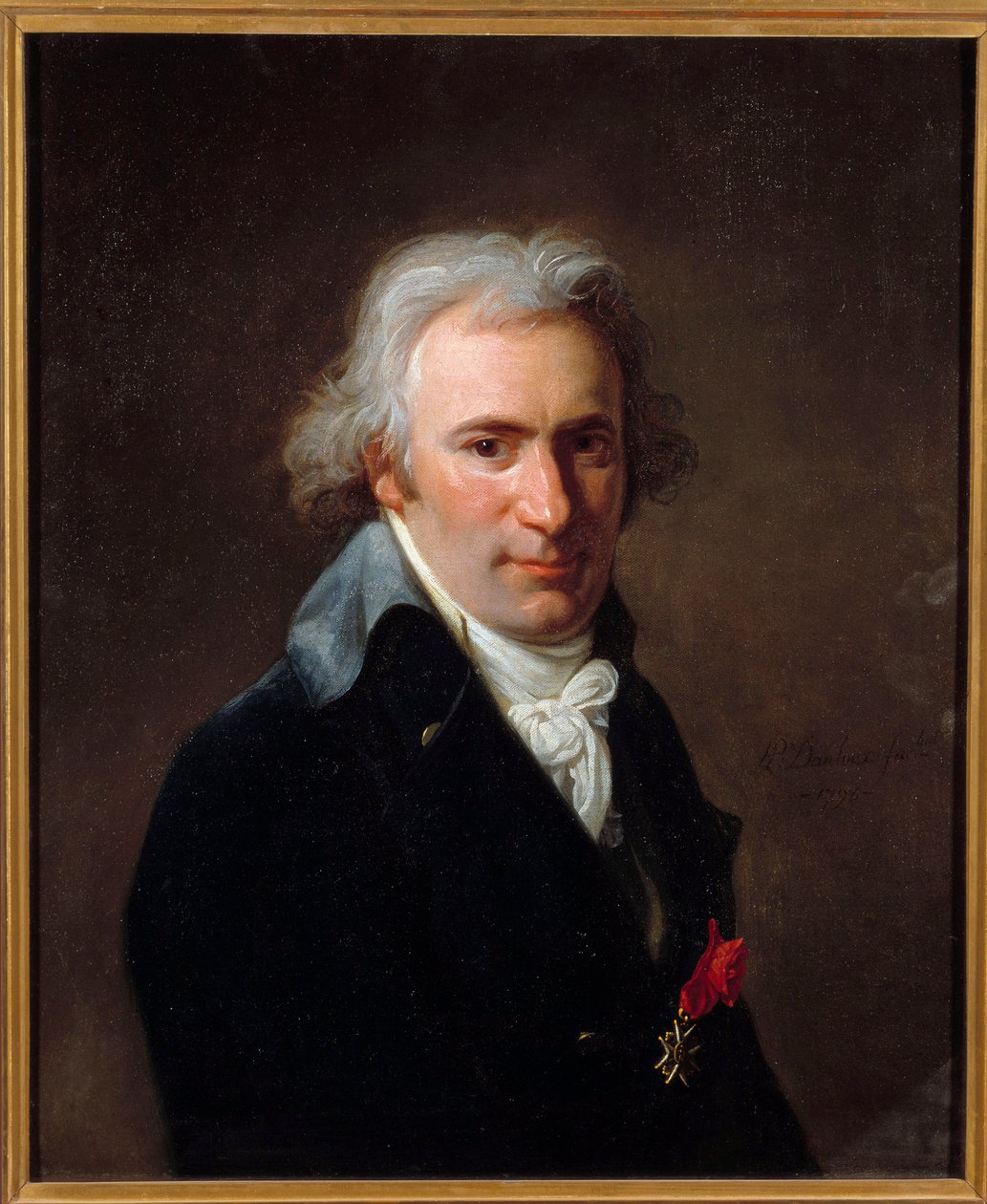 Retrato de Jean Baptiste Canthaney dit Clery (1759-1809) valet de chambre de Luis XVI en el templo de Henri Pierre Danloux