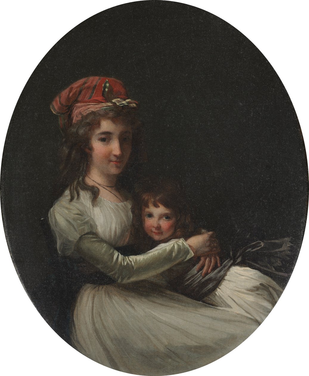 Retrato de una madre y su hija, c. 1794-95 de Henri Pierre Danloux