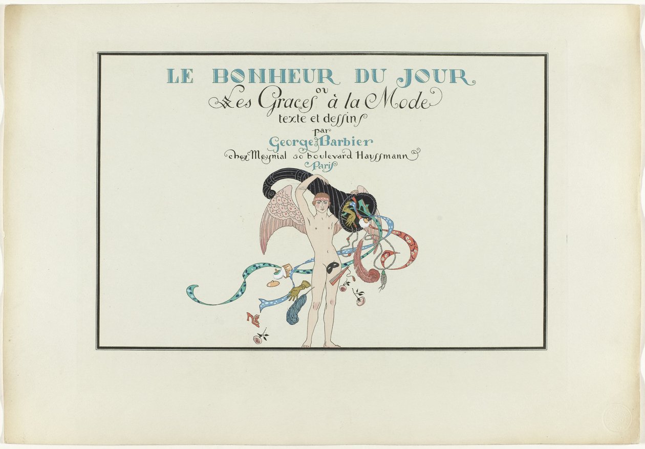 La alegría de vivir: Le Bonheur du Jour o Les Graces à la Mode
Le Bonheur du Jour o Les Graces à la Mode (título en el objeto) de Henri Reidel