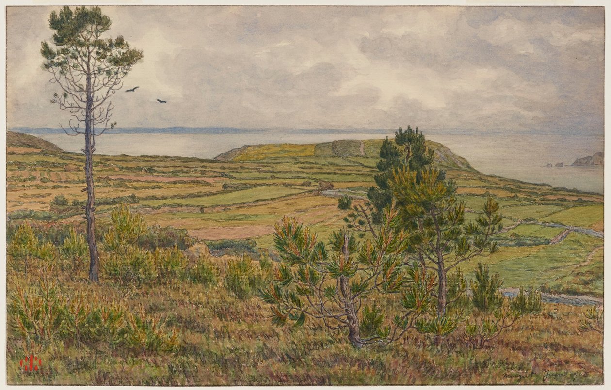 Bahía de Douarnenez. Morgat de Henri Rivière
